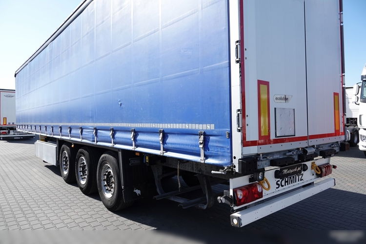 Schmitz -CARGOBULL / FIRANKA / STANDARD / DACH PODNOSZONY / OŚ PODNOSZONA / KOSZ NA PALETY  zdjęcie 11