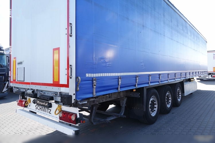 Schmitz -CARGOBULL / FIRANKA / STANDARD / DACH PODNOSZONY / OŚ PODNOSZONA / KOSZ NA PALETY  zdjęcie 12