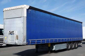 Schmitz -CARGOBULL / FIRANKA / STANDARD / DACH PODNOSZONY / OŚ PODNOSZONA / KOSZ NA PALETY 