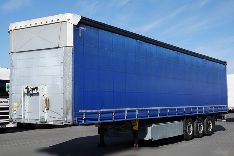 Schmitz -CARGOBULL / FIRANKA / STANDARD / DACH PODNOSZONY / OŚ PODNOSZONA / KOSZ NA PALETY  zdjęcie 1