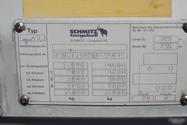 Schmitz-Cargobull SCHMITZ KONTENER KOFFER / WINDA MBB / SAF /  SPROWADZONA  zdjęcie 27