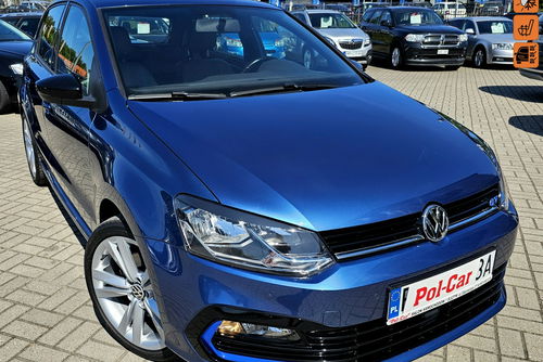 Volkswagen Polo GT, grzane fotel, półskóry, czujniki parkowani, regulacja zawieszenia