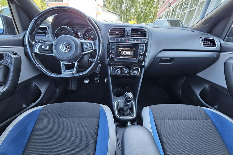 Volkswagen Polo GT, grzane fotel, półskóry, czujniki parkowani, regulacja zawieszenia zdjęcie 17