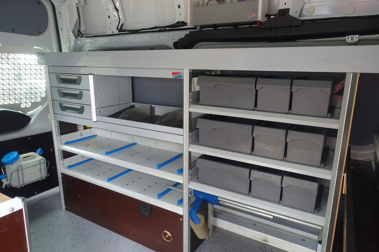 Ford Transit Custom Fv 23% Mobilny Warsztat Klima Kabina i Paka 220V Zabudowa SORTINO zdjęcie 17
