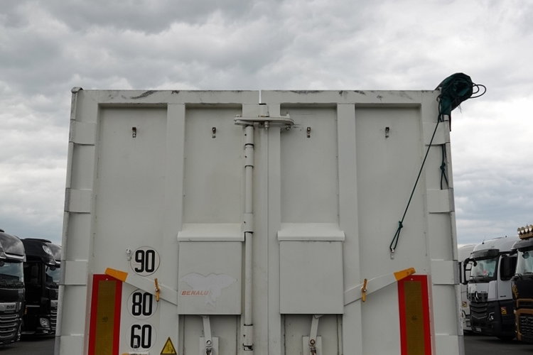 BENALU WYWROTKA 49 m3 / ALUMINIOWA MULDA / KLAPO -DRZWI  / SPROWADZONA  zdjęcie 12