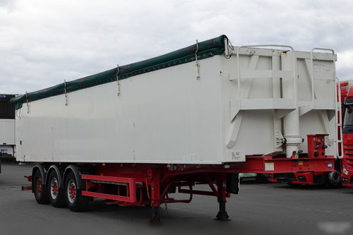 BENALU WYWROTKA 49 m3 / ALUMINIOWA MULDA / KLAPO -DRZWI  / SPROWADZONA 