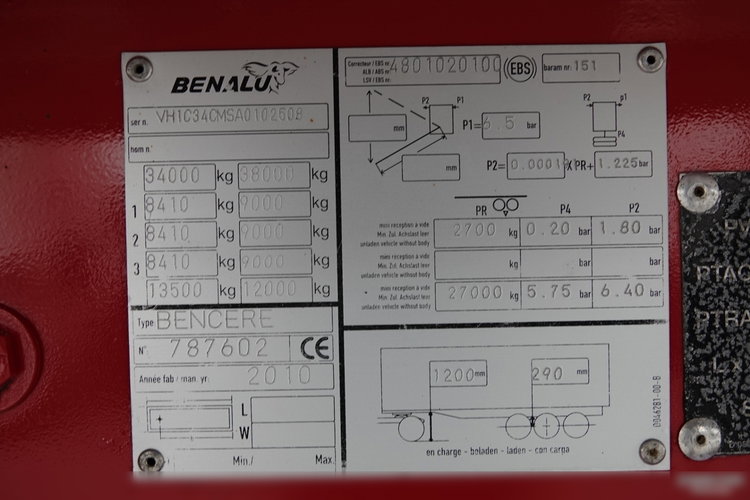 BENALU WYWROTKA 49 m3 / ALUMINIOWA MULDA / KLAPO -DRZWI  / SPROWADZONA  zdjęcie 19