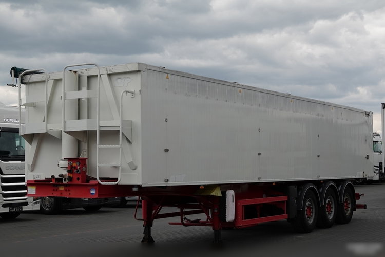 BENALU WYWROTKA 49 m3 / ALUMINIOWA MULDA / KLAPO -DRZWI  / SPROWADZONA  zdjęcie 2