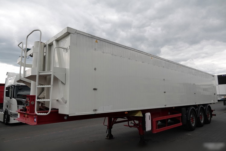 BENALU WYWROTKA 49 m3 / ALUMINIOWA MULDA / KLAPO -DRZWI  / SPROWADZONA  zdjęcie 3