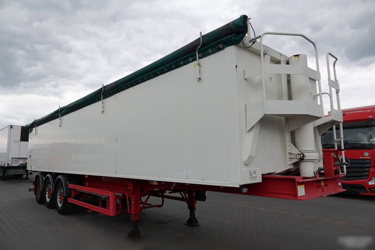 BENALU WYWROTKA 49 m3 / ALUMINIOWA MULDA / KLAPO -DRZWI  / SPROWADZONA  zdjęcie 8