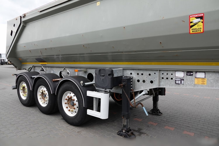 Fruehauf / WYWROTKA 27 M3 / CAŁA STALOWA / OSIE MERCEDES / OŚ PODNOSZONA / TYŁ KLAPA HYDRAULICZNA / HYDROKLAPA zdjęcie 9