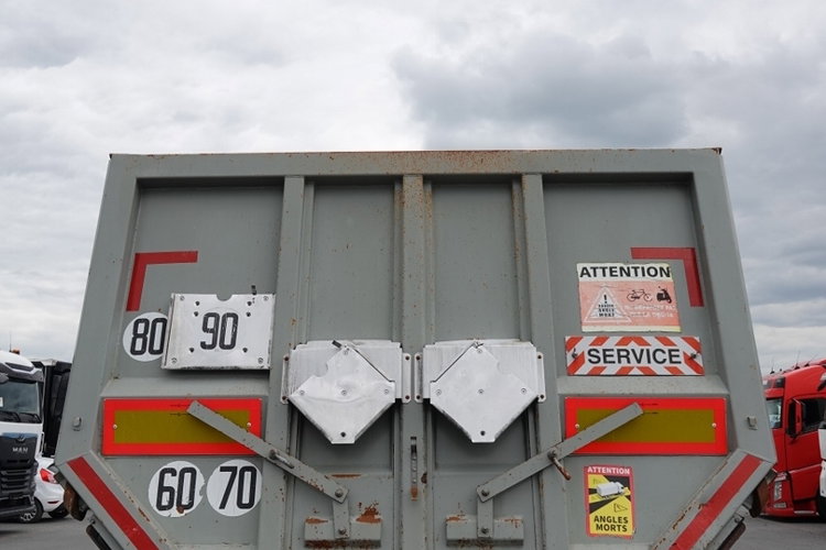 Fruehauf / WYWROTKA 27 M3 / CAŁA STALOWA / OSIE MERCEDES / OŚ PODNOSZONA / TYŁ KLAPA HYDRAULICZNA / HYDROKLAPA zdjęcie 12