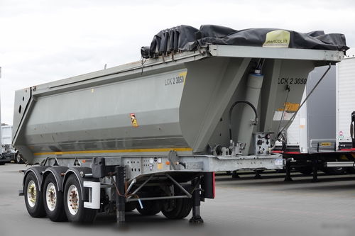 Fruehauf / WYWROTKA 27 M3 / CAŁA STALOWA / OSIE MERCEDES / OŚ PODNOSZONA / TYŁ KLAPA HYDRAULICZNA / HYDROKLAPA