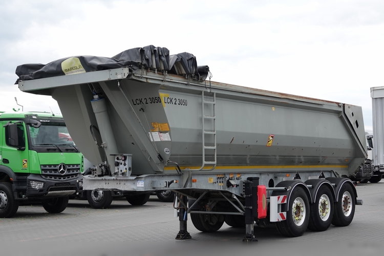 Fruehauf / WYWROTKA 27 M3 / CAŁA STALOWA / OSIE MERCEDES / OŚ PODNOSZONA / TYŁ KLAPA HYDRAULICZNA / HYDROKLAPA zdjęcie 2