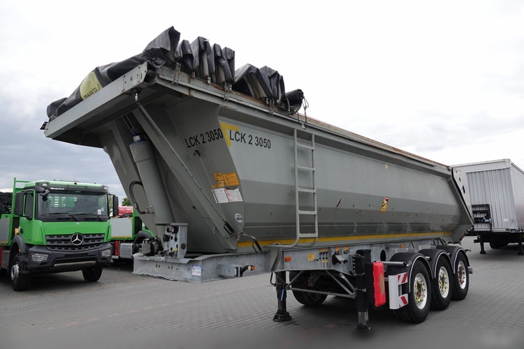 Fruehauf / WYWROTKA 27 M3 / CAŁA STALOWA / OSIE MERCEDES / OŚ PODNOSZONA / TYŁ KLAPA HYDRAULICZNA / HYDROKLAPA zdjęcie 3