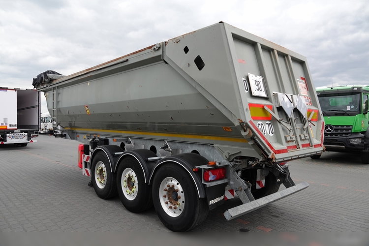 Fruehauf / WYWROTKA 27 M3 / CAŁA STALOWA / OSIE MERCEDES / OŚ PODNOSZONA / TYŁ KLAPA HYDRAULICZNA / HYDROKLAPA zdjęcie 4
