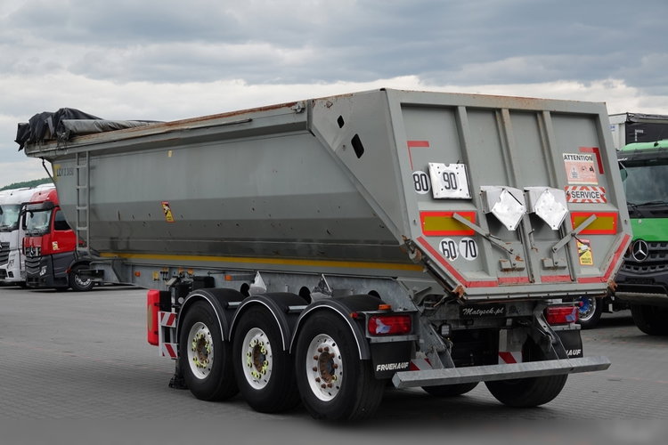 Fruehauf / WYWROTKA 27 M3 / CAŁA STALOWA / OSIE MERCEDES / OŚ PODNOSZONA / TYŁ KLAPA HYDRAULICZNA / HYDROKLAPA zdjęcie 5