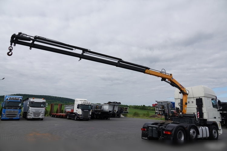 DAF XF 105.510 / CIĄGNIK SIODŁOWY PUSHER /  + HDS COPMA 160.5 / WYSÓW - 13 M / UDŹWIG - 7  040 KG / SPROWADZONY zdjęcie 9