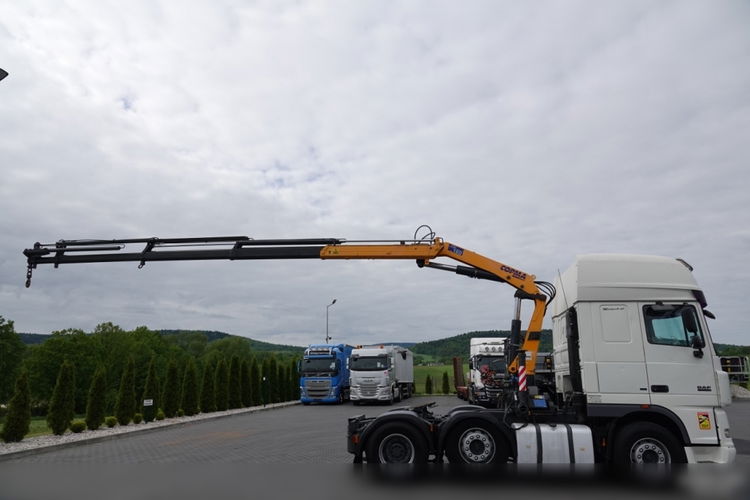 DAF XF 105.510 / CIĄGNIK SIODŁOWY PUSHER /  + HDS COPMA 160.5 / WYSÓW - 13 M / UDŹWIG - 7  040 KG / SPROWADZONY zdjęcie 10