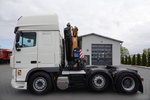 DAF XF 105.510 / CIĄGNIK SIODŁOWY PUSHER /  + HDS COPMA 160.5 / WYSÓW - 13 M / UDŹWIG - 7  040 KG / SPROWADZONY zdjęcie 15