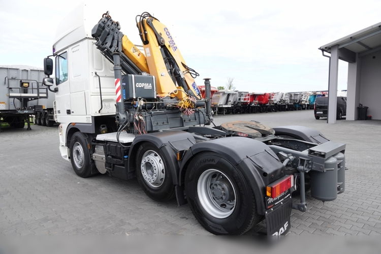 DAF XF 105.510 / CIĄGNIK SIODŁOWY PUSHER /  + HDS COPMA 160.5 / WYSÓW - 13 M / UDŹWIG - 7  040 KG / SPROWADZONY zdjęcie 16