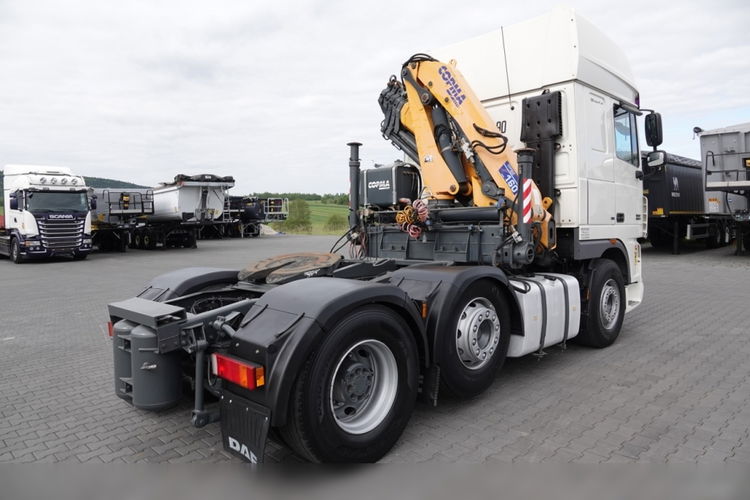 DAF XF 105.510 / CIĄGNIK SIODŁOWY PUSHER /  + HDS COPMA 160.5 / WYSÓW - 13 M / UDŹWIG - 7  040 KG / SPROWADZONY zdjęcie 19