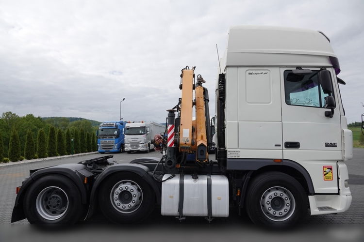 DAF XF 105.510 / CIĄGNIK SIODŁOWY PUSHER /  + HDS COPMA 160.5 / WYSÓW - 13 M / UDŹWIG - 7  040 KG / SPROWADZONY zdjęcie 21