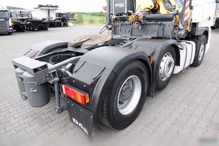 DAF XF 105.510 / CIĄGNIK SIODŁOWY PUSHER /  + HDS COPMA 160.5 / WYSÓW - 13 M / UDŹWIG - 7  040 KG / SPROWADZONY zdjęcie 28