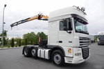 DAF XF 105.510 / CIĄGNIK SIODŁOWY PUSHER /  + HDS COPMA 160.5 / WYSÓW - 13 M / UDŹWIG - 7  040 KG / SPROWADZONY zdjęcie 2