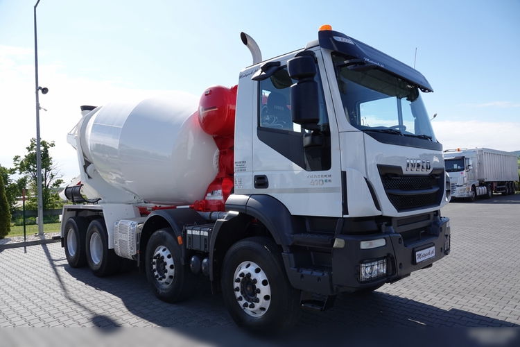 Iveco TRAKKER 410 / 8X4 / BETONOMIESZARKA 9 M3 / PUTZMEISTER / ALUFELGI /  EURO 6 zdjęcie 10