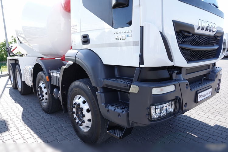 Iveco TRAKKER 410 / 8X4 / BETONOMIESZARKA 9 M3 / PUTZMEISTER / ALUFELGI /  EURO 6 zdjęcie 13