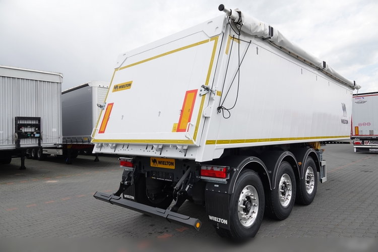 Wielton / WYWROTKA ALUMINIOWA 30 M3 / FABRYCZNIE NOWA 2025 ROK / ALUFELGI / BOGATE WYPOSAŻENIE / OŚ PODNOSZONA / SAF /  DOSTĘPNA OD RĘKI zdjęcie 11