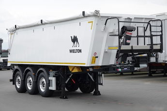 Wielton / WYWROTKA ALUMINIOWA 30 M3 / FABRYCZNIE NOWA 2025 ROK / ALUFELGI / BOGATE WYPOSAŻENIE / OŚ PODNOSZONA / SAF /  DOSTĘPNA OD RĘKI