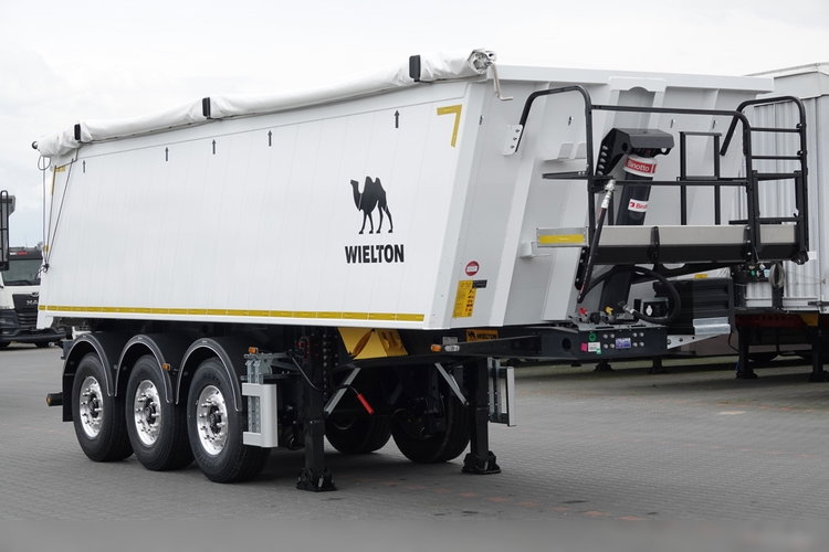 Wielton / WYWROTKA ALUMINIOWA 30 M3 / FABRYCZNIE NOWA 2025 ROK / ALUFELGI / BOGATE WYPOSAŻENIE / OŚ PODNOSZONA / SAF /  DOSTĘPNA OD RĘKI zdjęcie 1