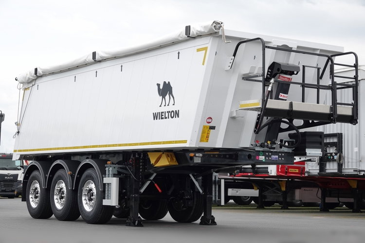 Wielton / WYWROTKA ALUMINIOWA 30 M3 / FABRYCZNIE NOWA 2025 ROK / ALUFELGI / BOGATE WYPOSAŻENIE / OŚ PODNOSZONA / SAF /  DOSTĘPNA OD RĘKI zdjęcie 2