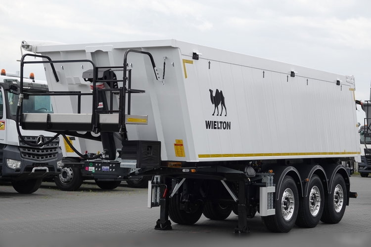Wielton / WYWROTKA ALUMINIOWA 30 M3 / FABRYCZNIE NOWA 2025 ROK / ALUFELGI / BOGATE WYPOSAŻENIE / OŚ PODNOSZONA / SAF /  DOSTĘPNA OD RĘKI zdjęcie 3