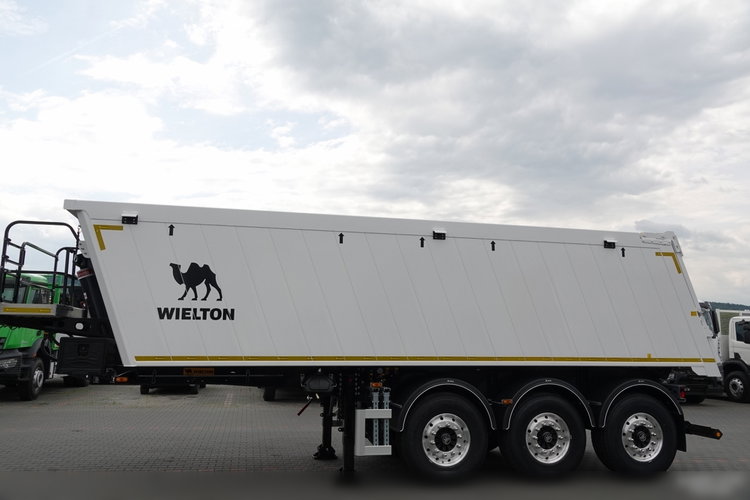 Wielton / WYWROTKA ALUMINIOWA 30 M3 / FABRYCZNIE NOWA 2025 ROK / ALUFELGI / BOGATE WYPOSAŻENIE / OŚ PODNOSZONA / SAF /  DOSTĘPNA OD RĘKI zdjęcie 5