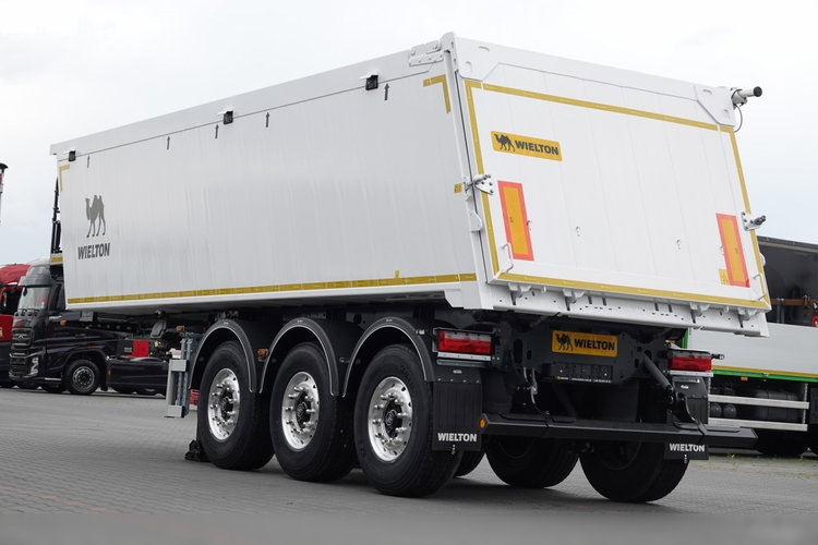 Wielton / WYWROTKA ALUMINIOWA 30 M3 / FABRYCZNIE NOWA 2025 ROK / ALUFELGI / BOGATE WYPOSAŻENIE / OŚ PODNOSZONA / SAF /  DOSTĘPNA OD RĘKI zdjęcie 7