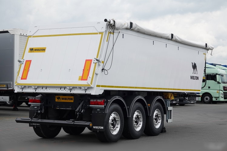 Wielton / WYWROTKA ALUMINIOWA 30 M3 / FABRYCZNIE NOWA 2025 ROK / ALUFELGI / BOGATE WYPOSAŻENIE / OŚ PODNOSZONA / SAF /  DOSTĘPNA OD RĘKI zdjęcie 8