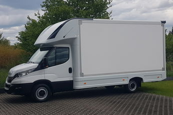 Iveco Daily KONTENER NISKOPODŁOGOWY 4.43x2.23x2.42 SKLEP BAR FOODTRUCK KAMPER AC