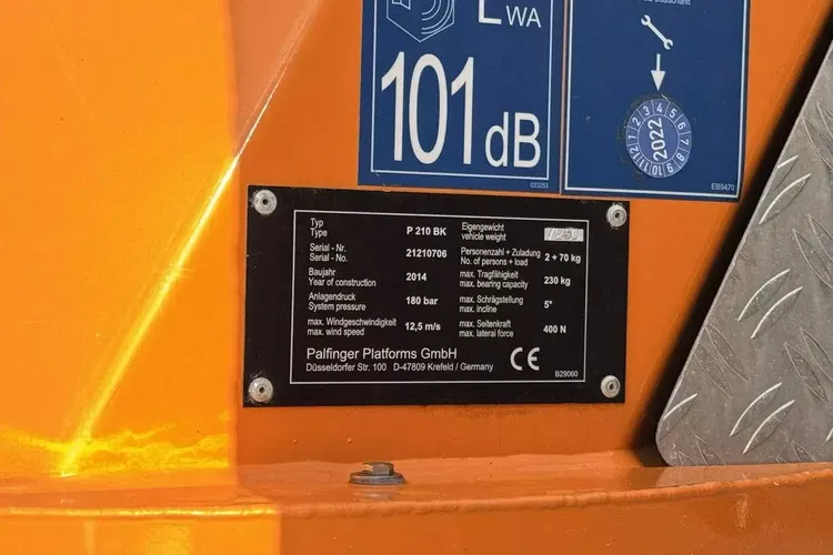 Mercedes Atego 718 E6 4x4 Zwyżka PALFINGER P210 BK Podnośnik Koszowy zdjęcie 19