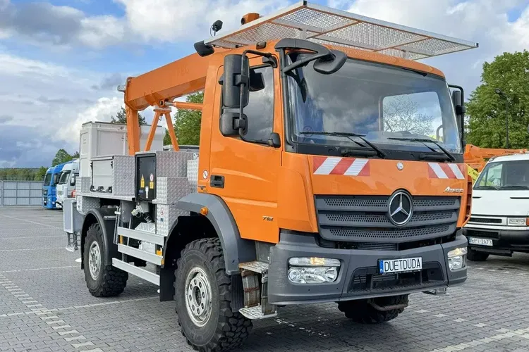 Mercedes Atego 718 E6 4x4 Zwyżka PALFINGER P210 BK Podnośnik Koszowy zdjęcie 12