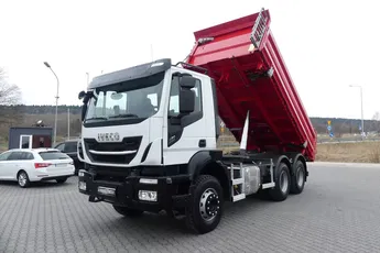 Iveco X-WAY 420 / 6x4 / KH-KIPPER 3 STRONNY / HYDROBURTA / WYWROTKA /