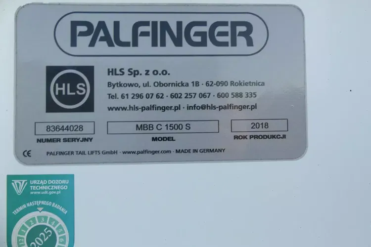 DAF CF 370 / 6x2 / CHŁODNIA 8.25 + WINDA / EURO 6 / zdjęcie 13