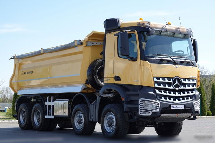 Mercedes -BENZ AROCS 4145 / 8x8 / WYWROTKA TYLNOZSYPOWA / KH KIPPER  / EURO 6 zdjęcie 12