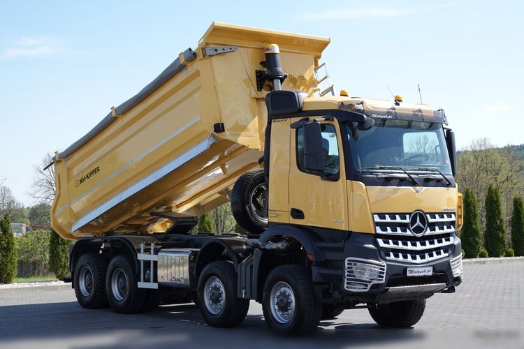 Mercedes -BENZ AROCS 4145 / 8x8 / WYWROTKA TYLNOZSYPOWA / KH KIPPER  / EURO 6 zdjęcie 6