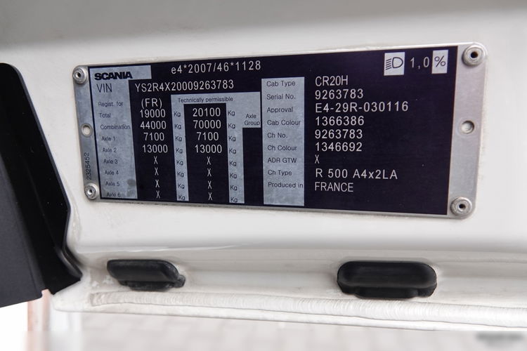 Scania R 500 / RETARDER / KLIMA POSTOJOWA / OPONY 100% / PO KONTRAKCIE SERWISOWYM zdjęcie 37