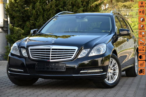 Mercedes E 250 Opłacony 250CDI 204KM Serwis 100%ORG. Navi Skóra Bi-xenon LED
