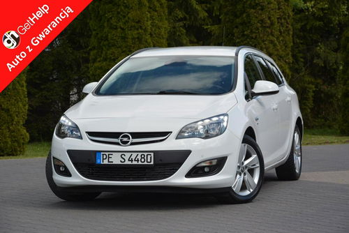 Opel Astra 1.4T(140KM) Lift Ledy Duża Navi pół-skóry 2xParktr. Chromy Alu 17