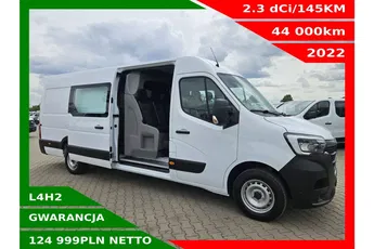 Renault Master L4H2 124999zł NETTO Brygadówka 7 osób 2.3dCi/145KM